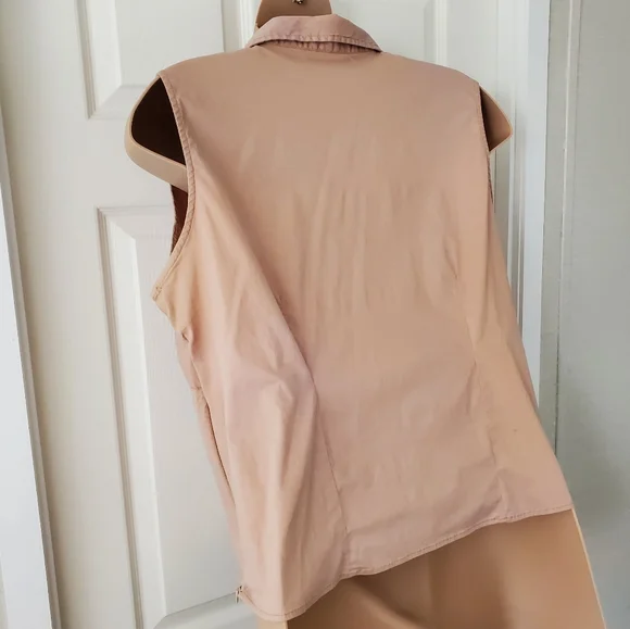 Andrew & Co. Faux Laced Front Top - Picture 7 of 11